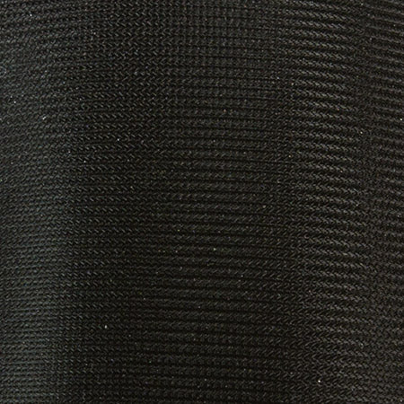 Nahaufnahme Schulterpolster 1B schwarz – Detail des textilen Bezugs und der Polsterform